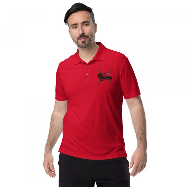adidas performance polo shirt red front 643693818becf