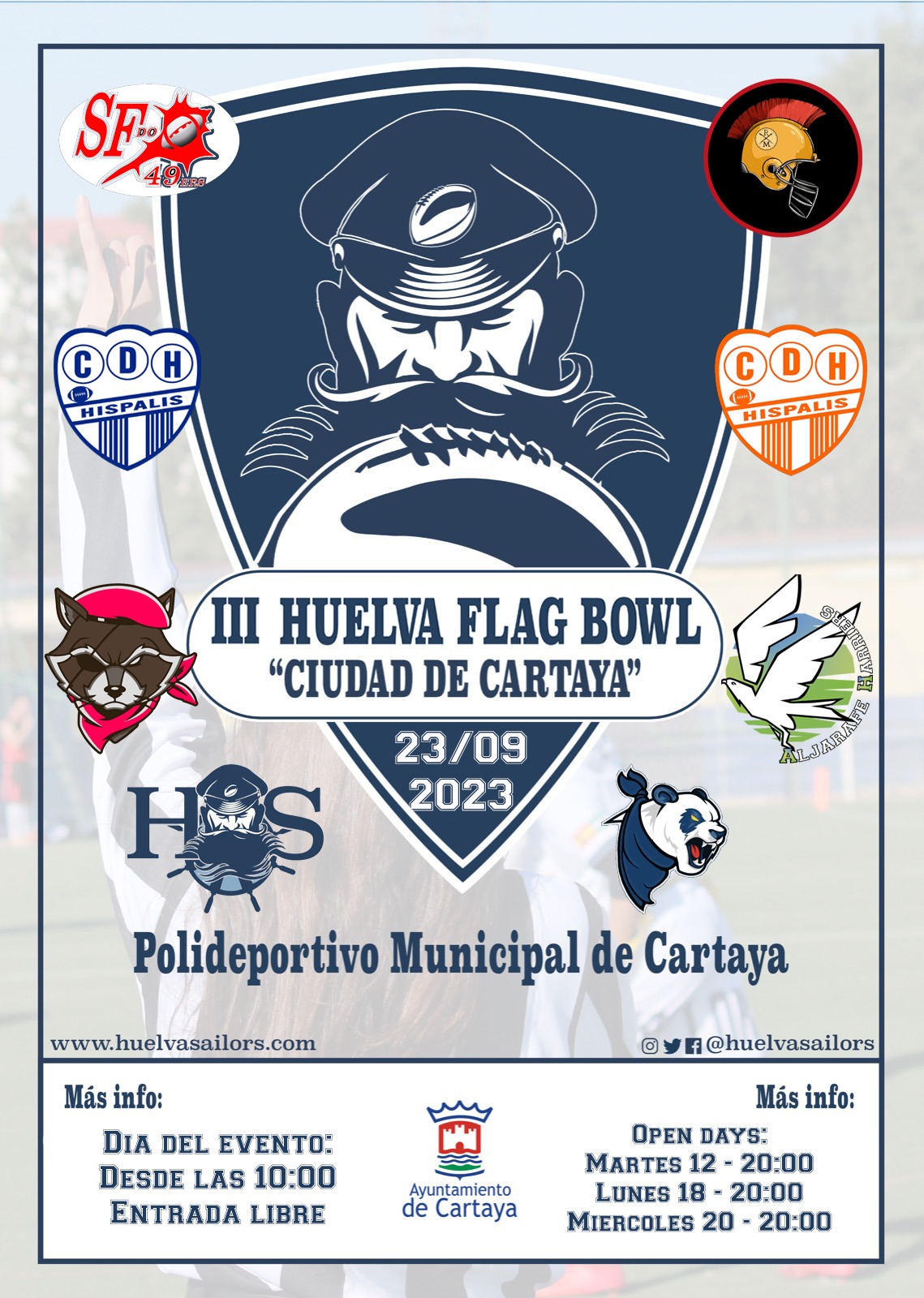 III Huelva Flag Bowl “Ciudad de Cartaya”