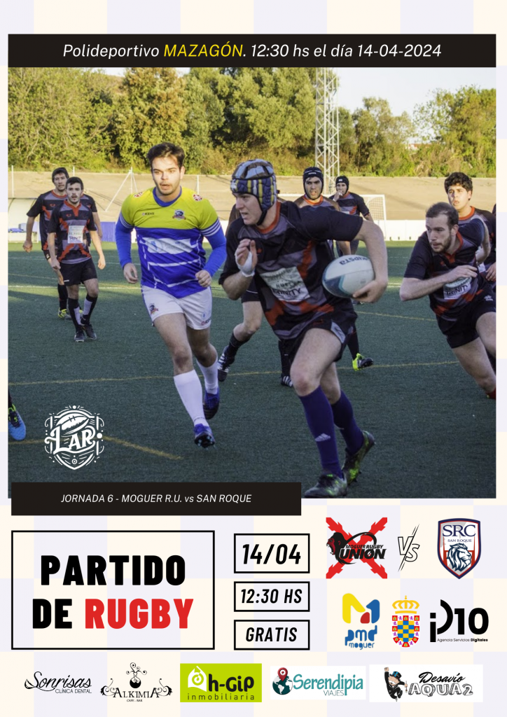 JORNADA 6 | LIGA AMATEUR RUGBY | Moguer Rugby Unión vs. San Roque Rugby Club.